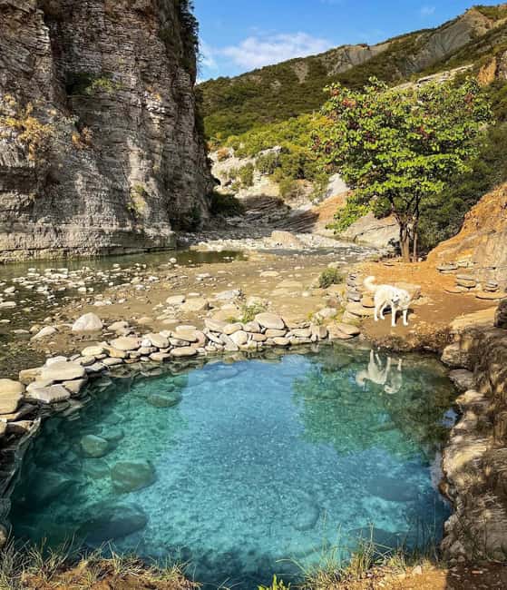 A Day in Permet: Swim in Thermal Baths and Langarica Canyon - Langarica Canyon: crystal-clear river water and a 1-hour guided walk