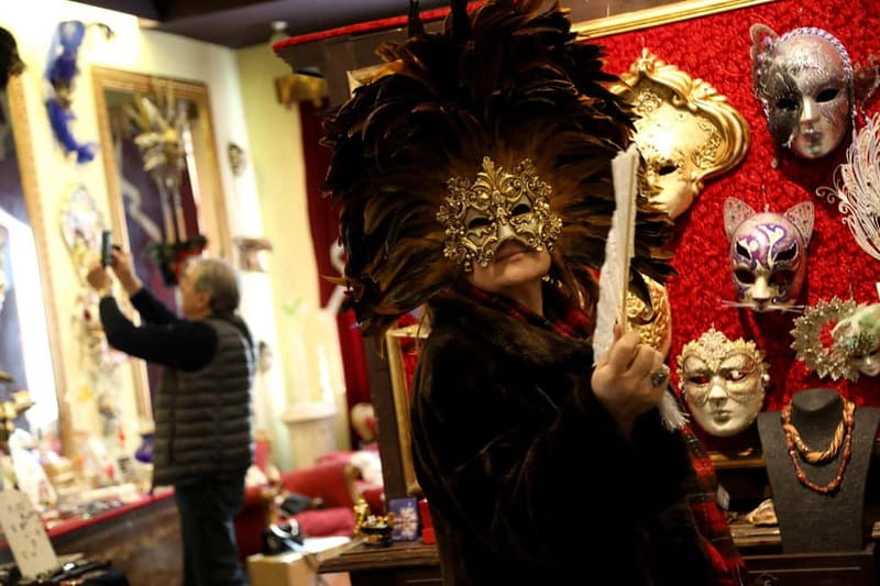ALBANIA tour-Shkodra, Rozafa, Skadar lake,Niagara waterfalls - Venice Art Mask Factory in Shkodra: Craft Work in Real Time