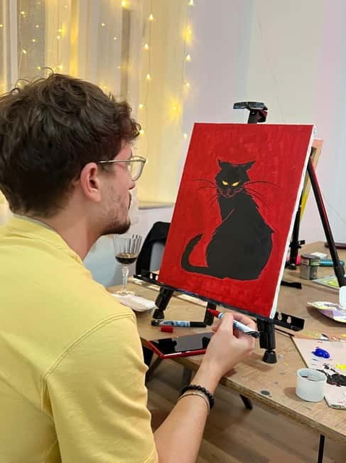 Art & Wine in Tirana - Create Your Souvenir With Us - Wine, Paint, and a Keepable Souvenir in 150 Minutes