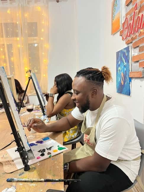 Art & Wine in Tirana - Create Your Souvenir With Us - The $42 Value: Supplies, Guidance, and One Drink