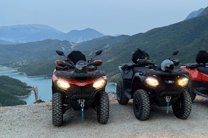ATV/Quad Bike tour to Bovilla lake - The Bovilla Lake stop: viewpoint hike, then your choice to explore or relax