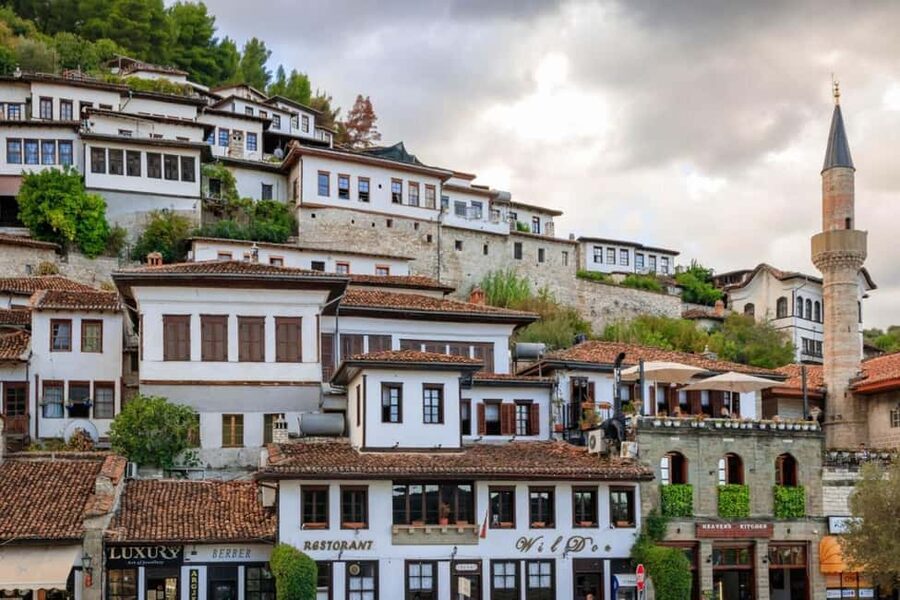 Berat Daily Tour in English,German,Italian,Spanish - First big taste: coffee stop, then Berat Castle time