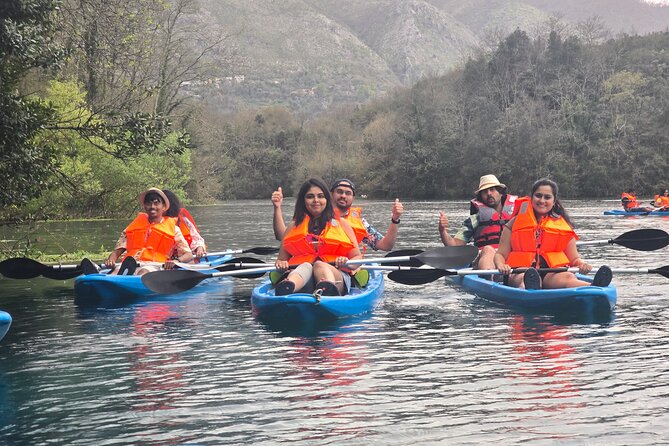 Blue Eye Kayak , Walking Tour & Lekursi Castle - Kayaking Near Blue Eye, where calm water makes it doable