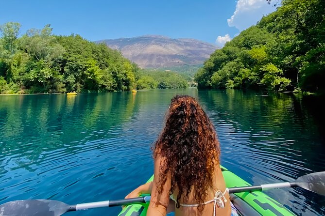 Blue Eye Kayak , Walking Tour & Lekursi Castle - Blue Eye Spring Walk, 15 minutes in, then real time by the turquoise water