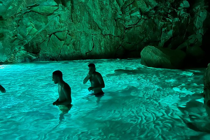 Blue Gem Cave and Grama Bay Speedboat Tour from Vlore - Bristan Bay and Englishman Bay: calmer coves with character