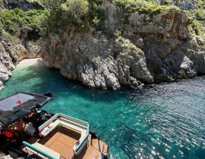 Boat Trip Vlore: Haxhi Ali Cave & Saint Jan Beach - Saint Jan Beach and the long cove break: swimming and free time