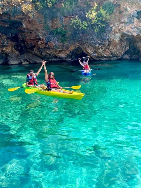 Caves of Porto Palermo: Kayak/SUP Tour with Castle Sea View - Entering Porto Palermo Bay from a kayak or SUP