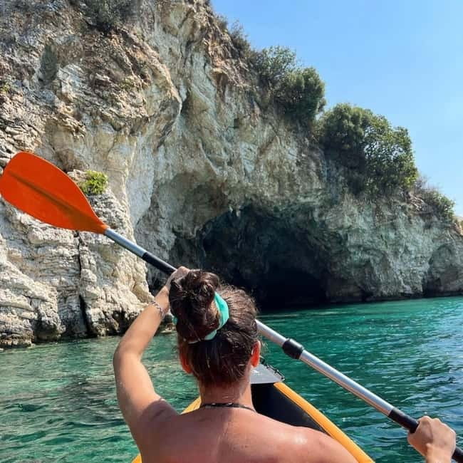Caves of Porto Palermo: Kayak/SUP Tour with Castle Sea View - Around the bay: cliffs, sheltered corners, and more secluded shoreline