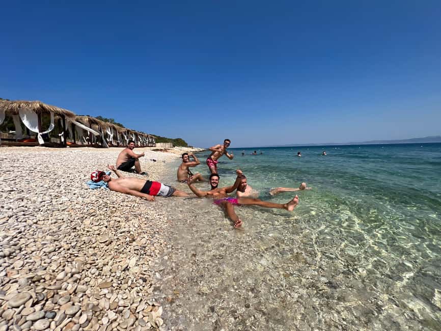 Clare: Sazan Island & Karaburun Speedboat Trip & Snorkeling - Saint Jani Bay and Kepi I Shëngjergjit, your real swim breaks