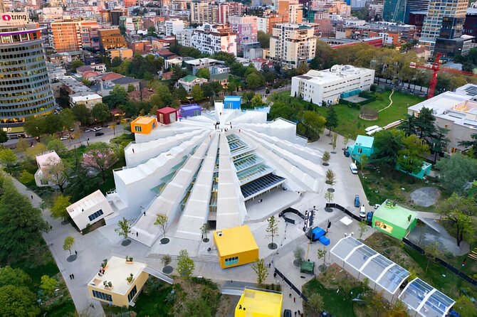 Cultural Tour in Tirana including House of Leaves - The Great Mosque under construction and the Pyramid of Tirana’s changing role