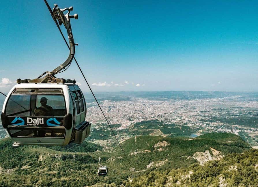 Dajti Cable Car & Tirana city tour from Durres/Golem - The Pyramid of Tirana and Nënë Tereza Square: two landmarks, two kinds of story