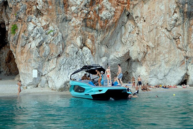 Dhermi: Boat tour of the coast to Filikuri beach - Jale, Aquarium, Spile, and Potami: the in-between viewpoints that make the route worth it