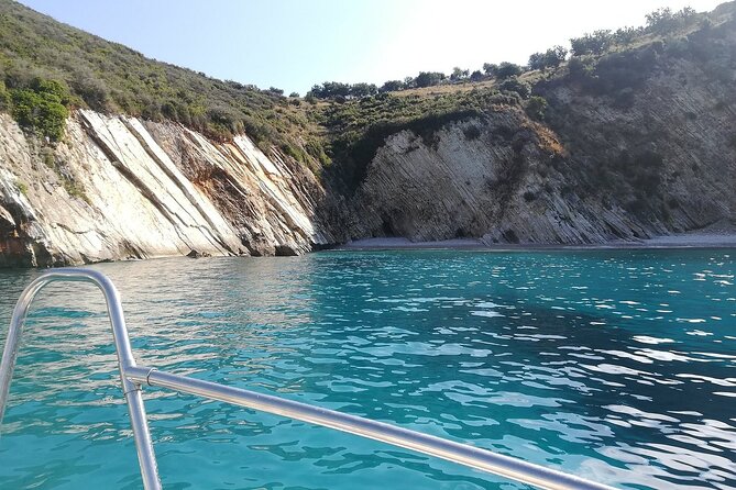 Dhermi: Boat tour of the coast to Filikuri beach - Filikuri Beach swim stop: the payoff, plus what to plan for