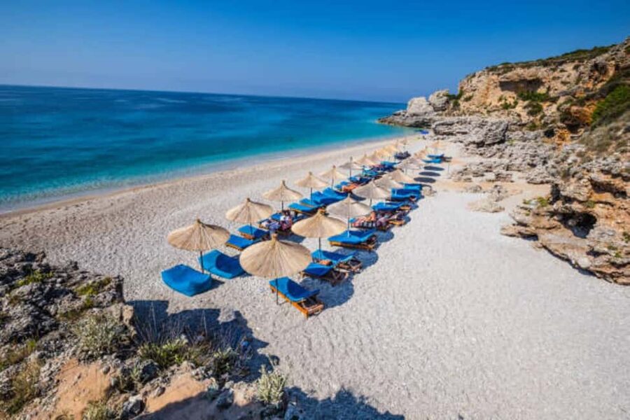 Durrës/Golem: Day Trip to Dhërmi, Llogara & Vlorë - Vlorë stop: a historic coastal walk without the guesswork
