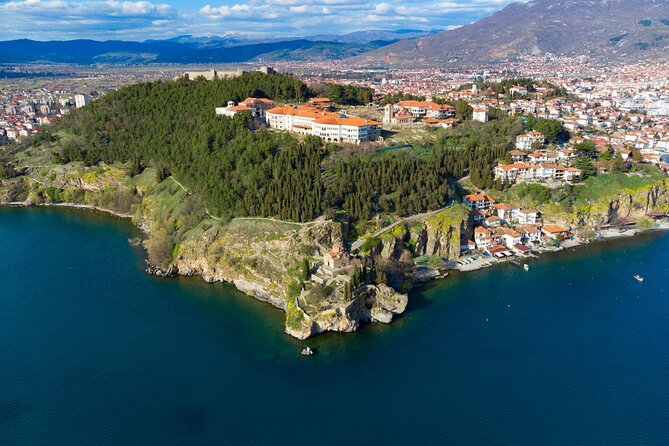 Durres/Golem: Ohrid UNESCO, St Naum and Black Drin Day Tour - Ancient Theatre of Ohrid: a short stop with big-scale impact