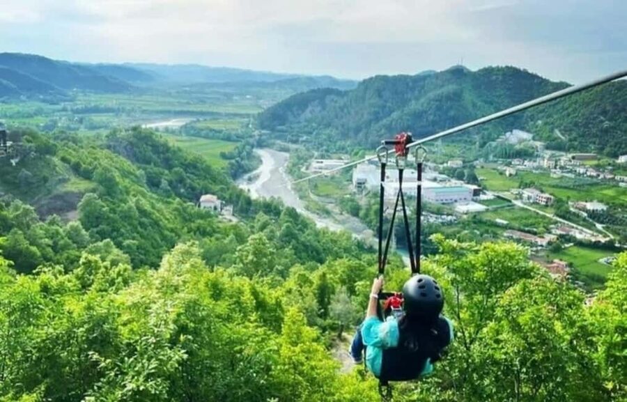Durres/Golem: Zipline Albania and Petrela Castle - Petrela Castle: guided walk, photo stops, and hilltop views