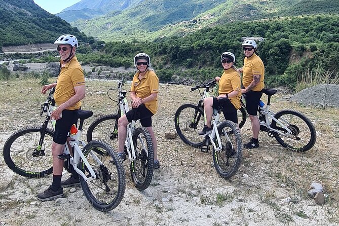 Electric Mountain Bike in Vjosa River Albania - Vjosa e-bike day: what makes it work so well