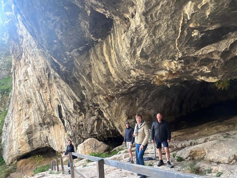 From Berat: Osumi Canyon and Bogova Waterfall tour. - Polican lunch and the ride back to Berat
