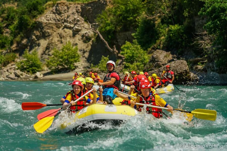 From Berat: Osumi Canyon Rafting, Kayak, & River Tubing Tour - Package 2 full-day from Berat: more time in the canyon and a proper meal