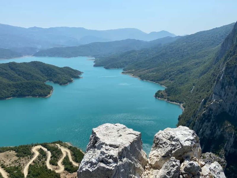 From Durres/Golem: Bovilla lake &Gamti Mountain Private tour - Bovilla Lake Dam Start, Stairs Ticket, and the Easy Trail Math