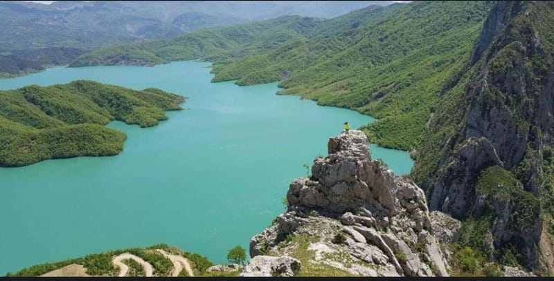 From Durres/Golem: Bovilla Lake Team-Building Day Trip - The viewpoint stop, where you stretch and get oriented