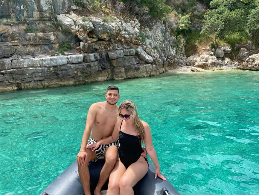 From Durrës/Golem: Sazan & Ali Cave & Karaburun Boat Tour - Karaburun Peninsula: swimming, lunch time, and the best kind of free time