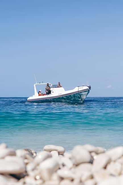 From Durres: Speed Boat to Sazan Island, Cave & Karaburun - The guide makes it: Mario, English stories, and onboard music