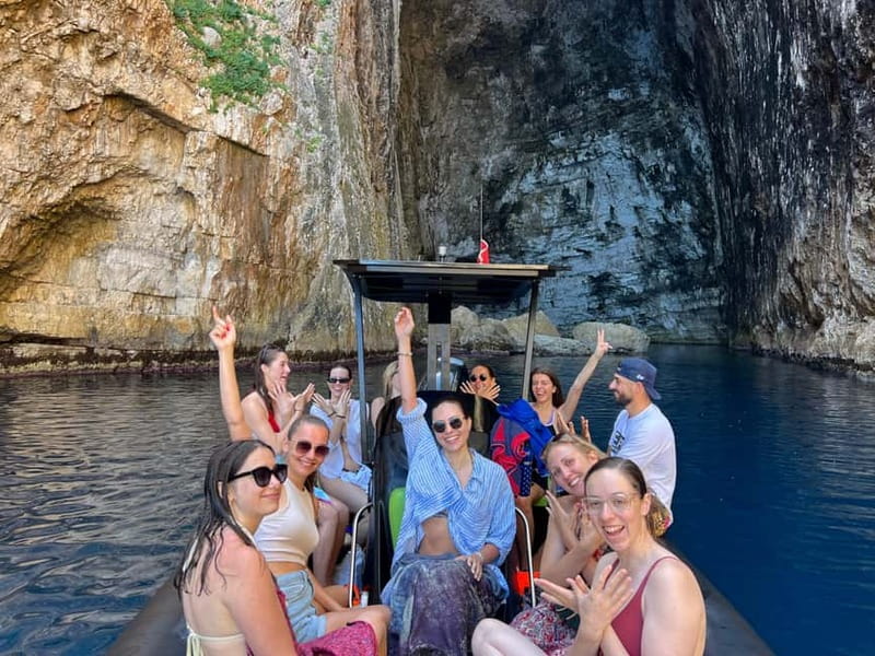 From Orikum : Haxhi Ali Cave & Karaburun Peninsula Boat Tour - Haxhi Ali Cave: quick visit, good photo time, and real structure