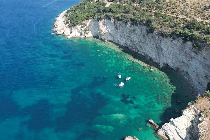 From Sarandë Boat Tour to Kroreza Beach with Snorkeling - Kroreza Bay and Krorëza Beach: snorkeling, shade time, and food on site