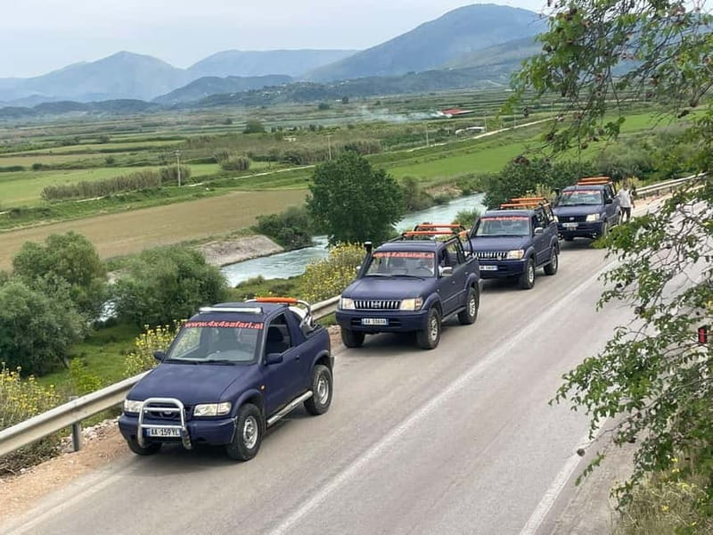 From Sarandë: Off-Road 4x4 Safari Tour with Lunch - From Port of Sarandë into the Southern Albania loop