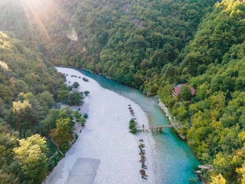 From Shkoder: Komani Lake and Shala River - From Shkoder Tourist Info to the boat dock