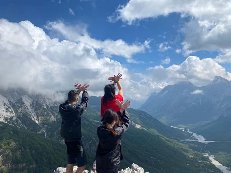 From Shkoder: Valbona to Theth Self Guide Hike All Inclusive - Trek Day 2 setup, the picnic is a smart idea