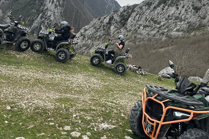 From Tirana: ATV/Quadbike Tour at Lake Bovilla - Meeting at CR2M+GP, Pinar: The Simple Start Point