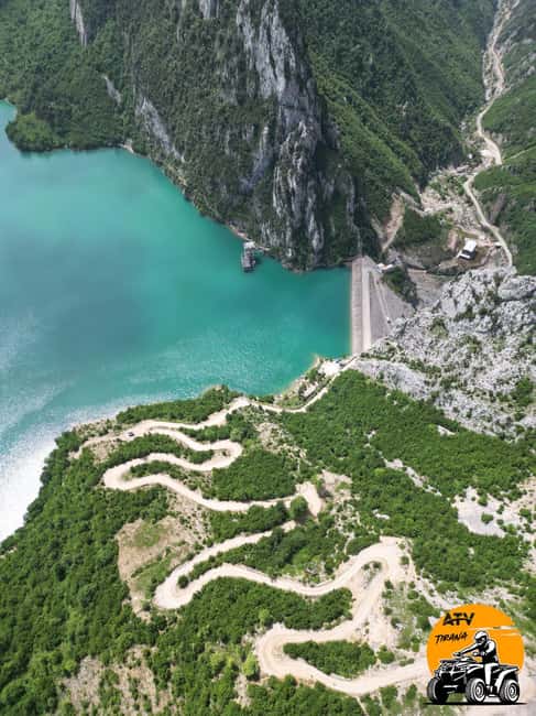 From Tirana : Bovilla Lake ATV/Quad Bike Tour - Two 45-minute quad rides: what the driving feels like