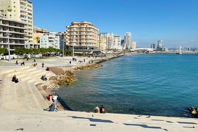 From Tirana: Durres city & Golem beach, Sun & History Day Trip - Vila e Zogut: the royal hilltop start