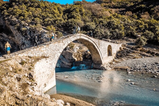 From Tirana / Durres : Permet & Thermal Bath with Food Tasting - Benja Natural Hot Baths: warm mineral pools and stonework design