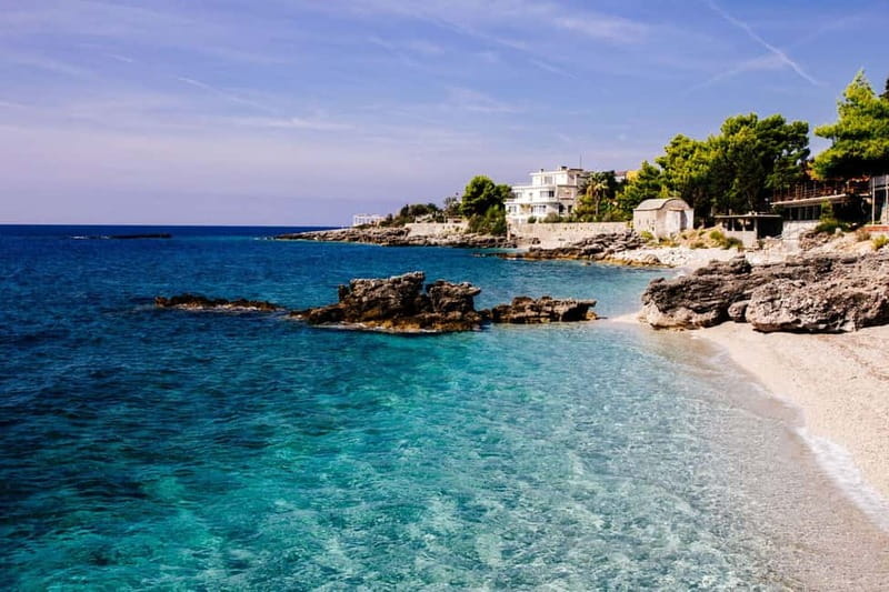 From Tirana/Durres: Riviera, Ksamil, Saranda & Blue Eye Tour - Himara Castle and Porto Palermo’s submarine base: history by the sea