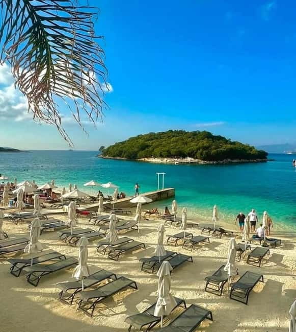 From Tirana/Durres/Vlora:Blue Eye,Saranda & Ksamil Boat Tour - Sarandë stop: waterfront time and a history sidebar