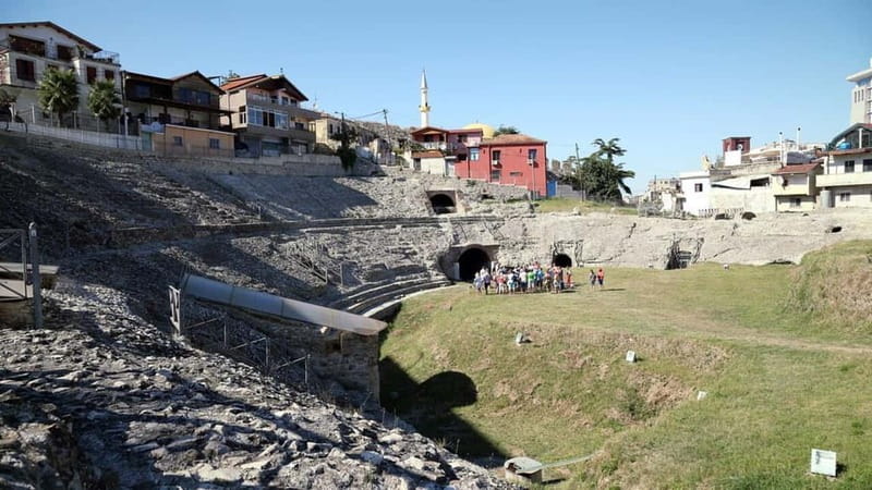 From Tirana: Explore Durres Museum, Amphitheater & Coastal. - Durres Amphitheater: Big Roman Scale Without the Hassle