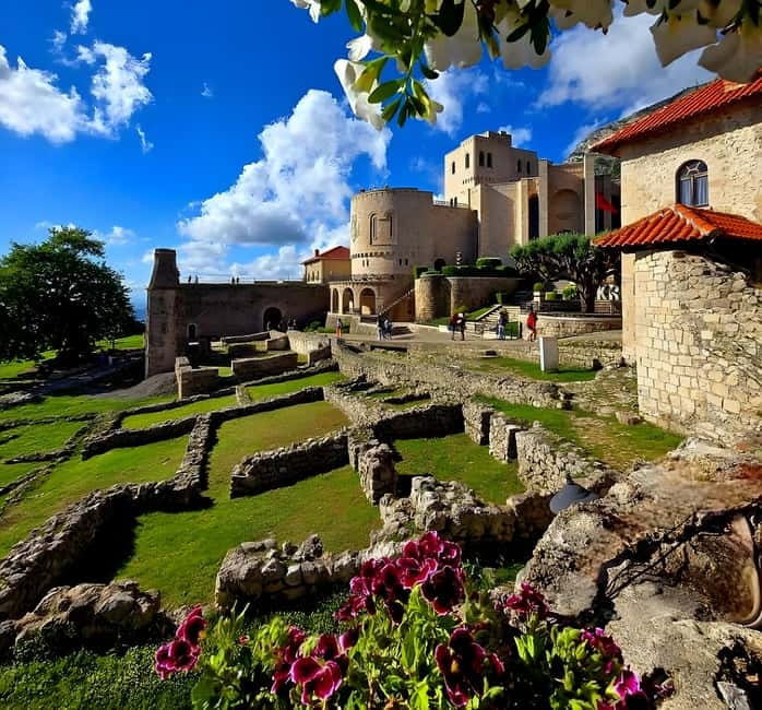From Tirana/Golem/Durres: Kruja, Bazaar, Sari Salltik Tour - Key highlights at a glance