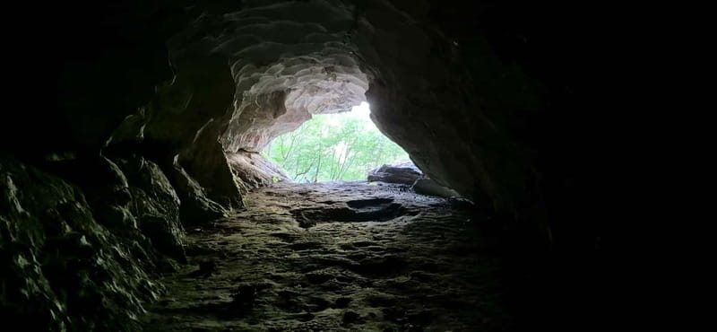 From Tirana: Hiking to Pellumbas Cave & Erzeni Canyon - Tour time inside Black Cave: 360 meters down, helmet on, flashlight ready
