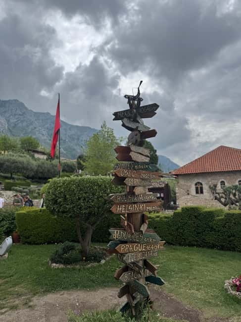 From Tirana/Shkoder: Kruja Castle, Old Bazaar, Sari Salltik - The medieval bazaar: souvenirs, textiles, and time to browse