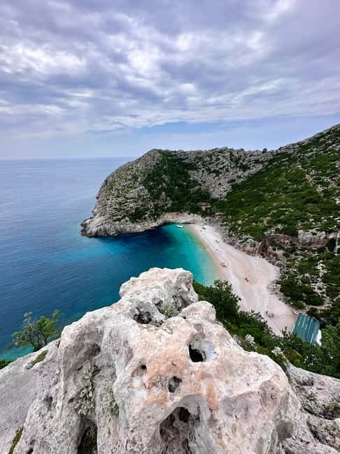 From Vlore: Blue Cave and Grama Bay Adventures - Dafina Bay and Dafina Cave: the color-focused stop