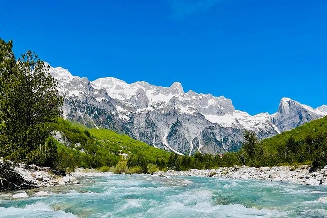 Full Day Tour to Albanian Alps Theth, Grunas Waterfall, Blue Eye - Quick stops in Shkodër and Boge, then up toward Theth