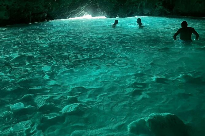 Grama Bay and Karaburun National Park Private Tour - Dafina Bay and Dafina Cave: intensely blue water and snorkeling that actually fits