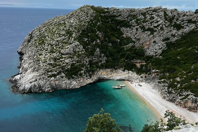Grama Bay and Karaburun National Park Private Tour - Blu Cave Albania: swimming plus a social break with a drink