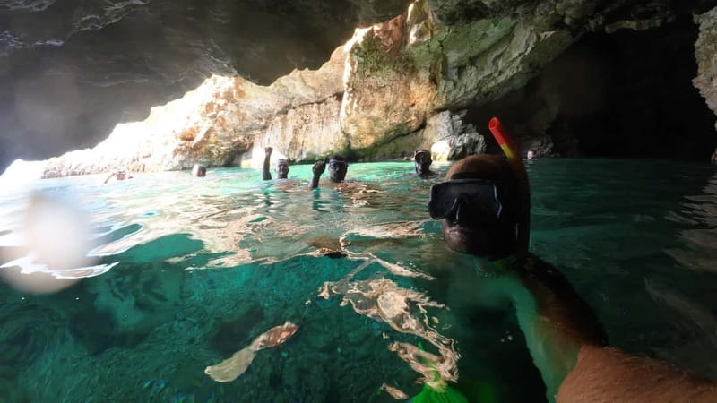Grama Bay & Blue Cave: Snorkeling & Secret Beaches in Vlore - Getting started from Hotel Bologna by 10:30 AM