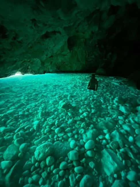 Grama Bay & Blue Cave: Snorkeling & Secret Beaches in Vlore - Brisan Beach plus the canyon and turtle cave area