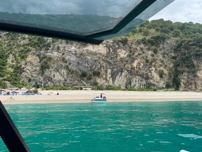 Group Tour 7 stops Saranda to Krorez Free Drink and Umbrella - Turtle Cave and Anchor Cave: why the best views come from the water