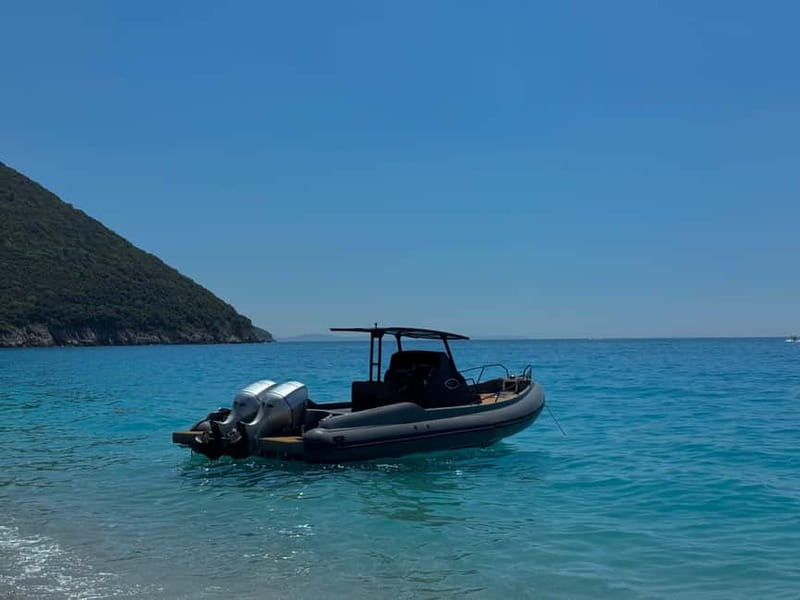 Group Tour 7 stops Saranda to Krorez Free Drink and Umbrella - The boat, seating, and onboard extras that matter in Albania heat